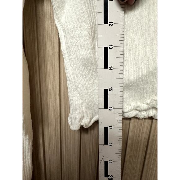 Nasty Gal License to Chill Ribbed Button Down Cardigan Size 6 - Picture 8 of 8